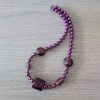 Deep Purple Bead Necklace