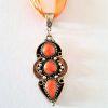 Orange Nepalese Necklace