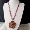 Purple Flower Necklace