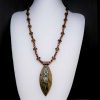Green & Bronze Necklace