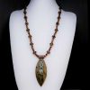 Green & Bronze Necklace