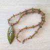 Green & Bronze Necklace