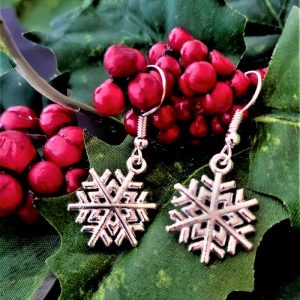 Snowflake Christmas Earrings