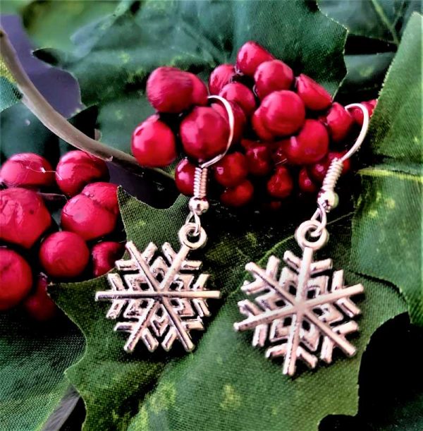 Snowflake Christmas Earrings