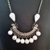 White Ethnic Necklace