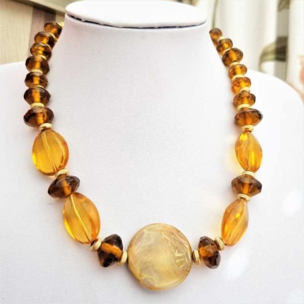 Golden Bead Necklace