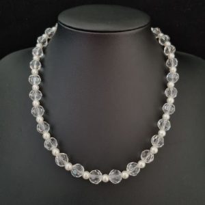 Pearl & Crystal Necklace