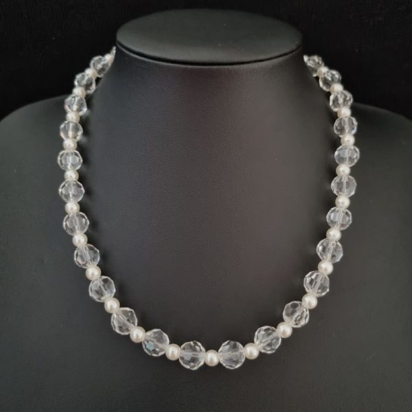 Pearl & Crystal Necklace