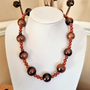 Chunky Brown Beads
