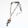 Cascading Black Necklace