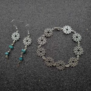 Symbol Bracelet & Earring Set