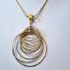 Golden Hoop Necklace