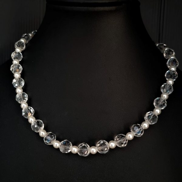 Pearl & Crystal Necklace
