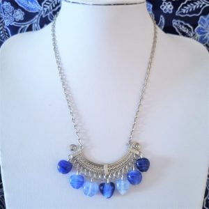 Blue Heart Necklace