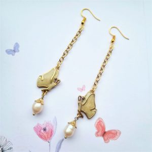 Long Butterfly Earrings