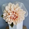 Peach Flower Corsage