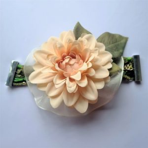 Peach Flower Corsage