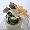 Peach Flower Corsage