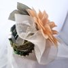 Peach Flower Corsage