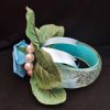 Blue Flower Corsage Bangle