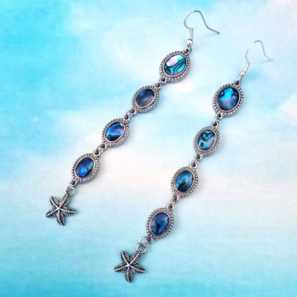 Long Starfish Earrings