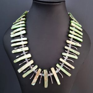 Chunky Green Statement Necklace