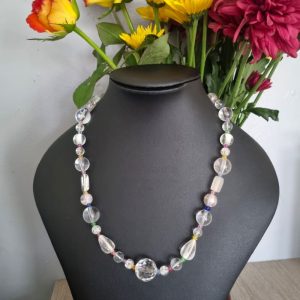 Mix Clear Bead Necklace
