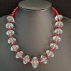 Red & Clear Crystal Set