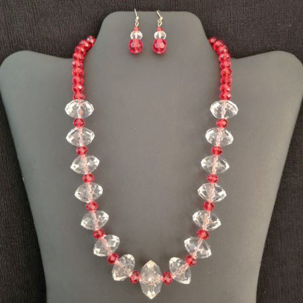 Red & Clear Crystal Set