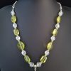 Lime Green Heart Necklace