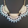 Light Blue Statement Necklace