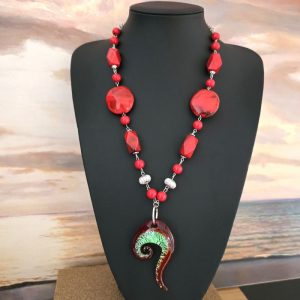 Red Statement Necklace